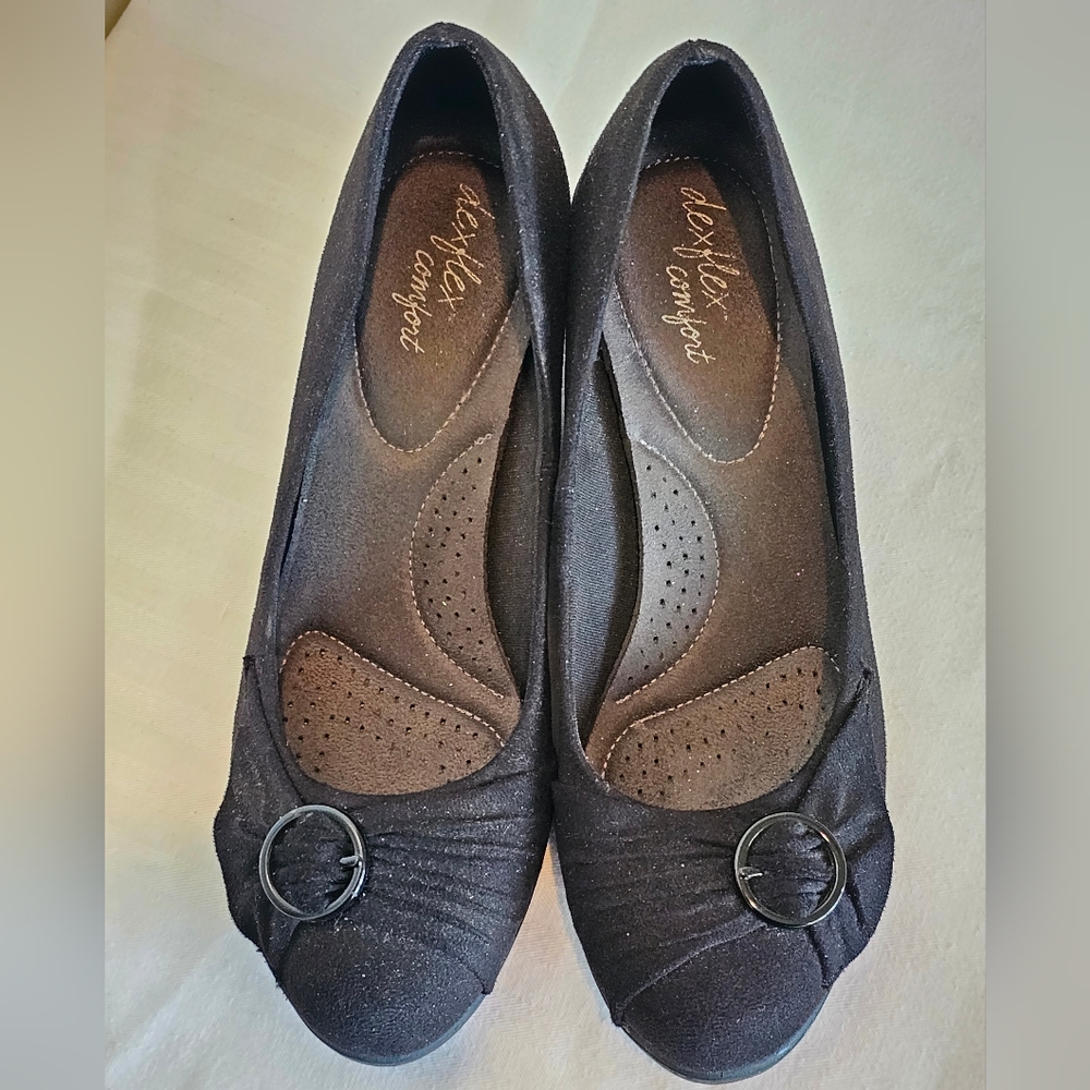 Black Wedge High Heel